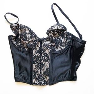 Satin and Lace Bustier